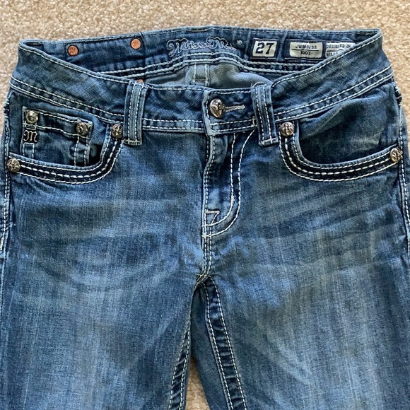 Miss Me Blue Jeans Boot Cut, 27 - Picture 7 of 10